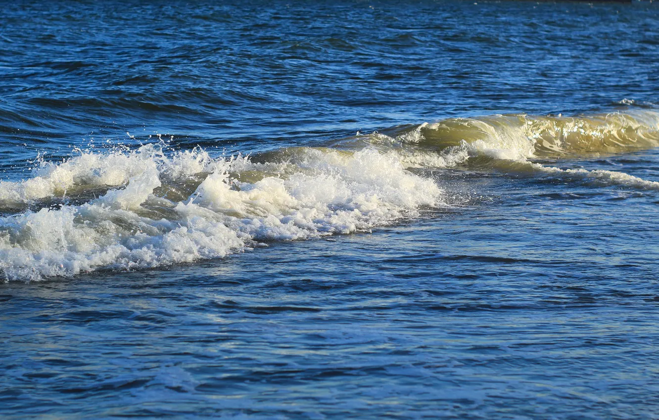 Фото обои waves, sea, ocean, water