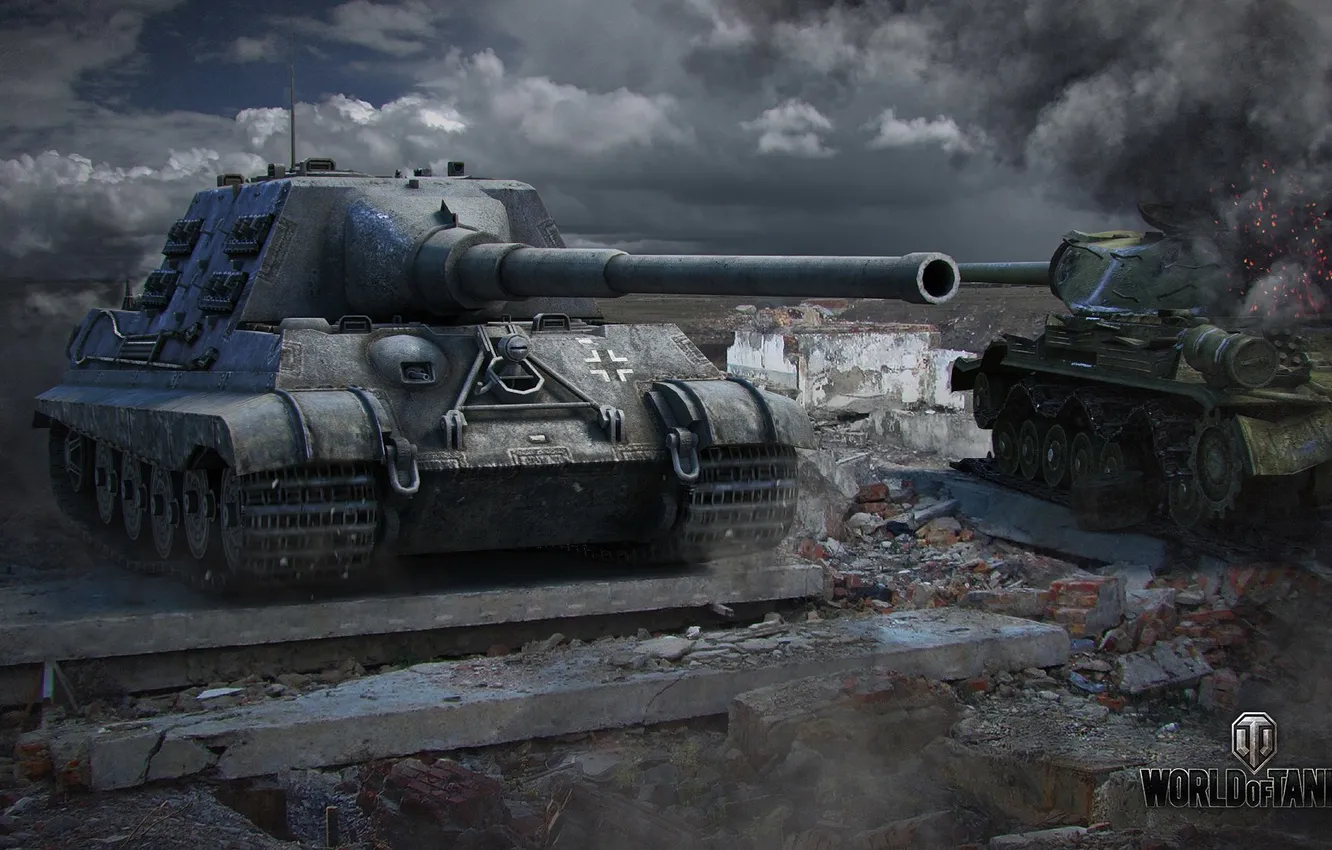 Фото обои танк, танки, WoT, Мир танков, tank, World of Tanks, Jagdtiger, tanks