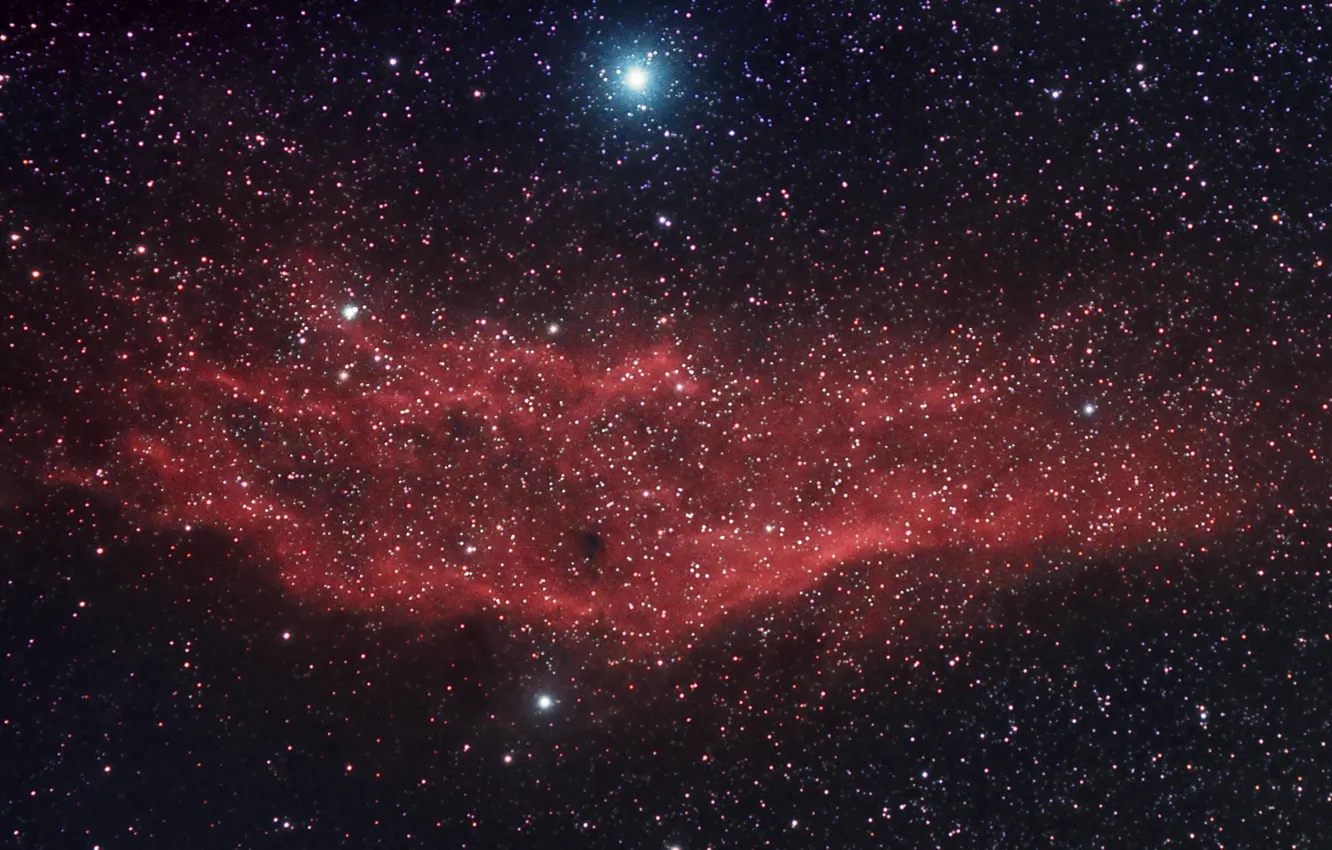 Фото обои космос, звезды, California Nebula, Туманность Калифорния