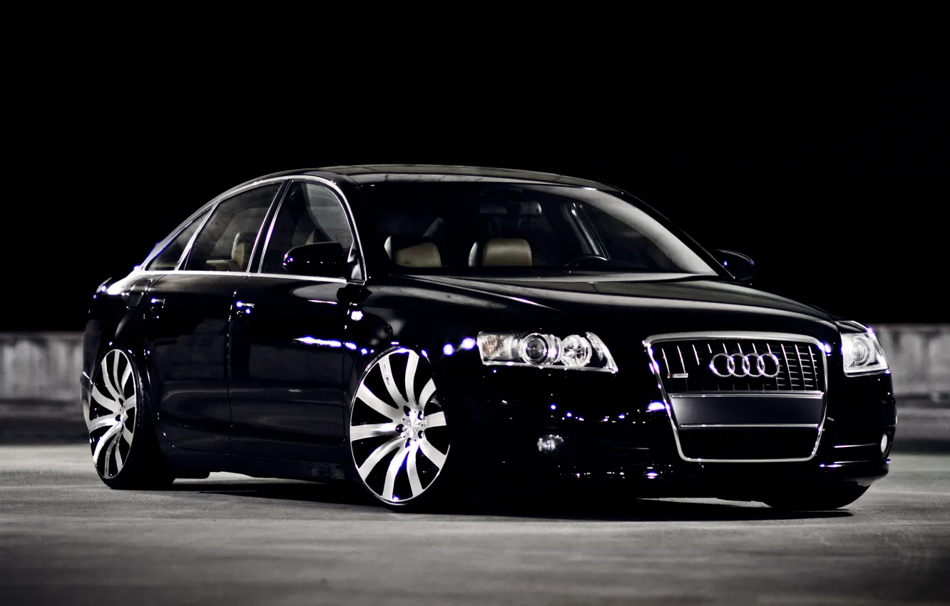 Фото обои Audi, black