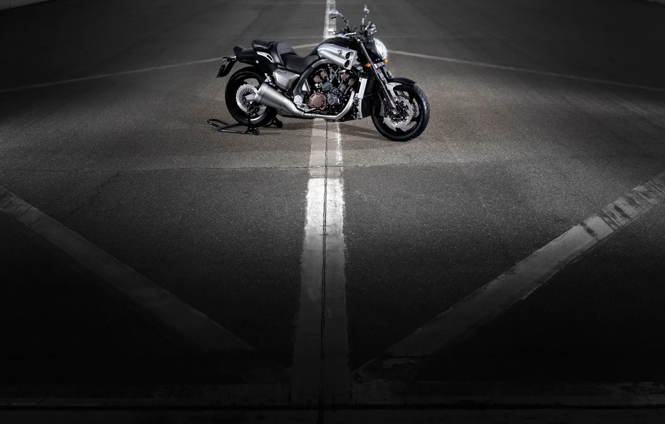 Фото обои Мотоцикл, Yamaha, Moto