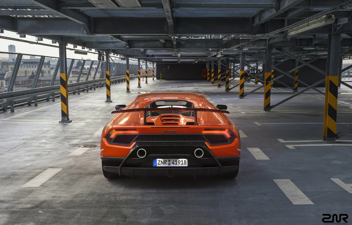 Фото обои Авто, Lamborghini, Машина, Оранжевый, Суперкар, Рендеринг, Спорткар, Vehicles