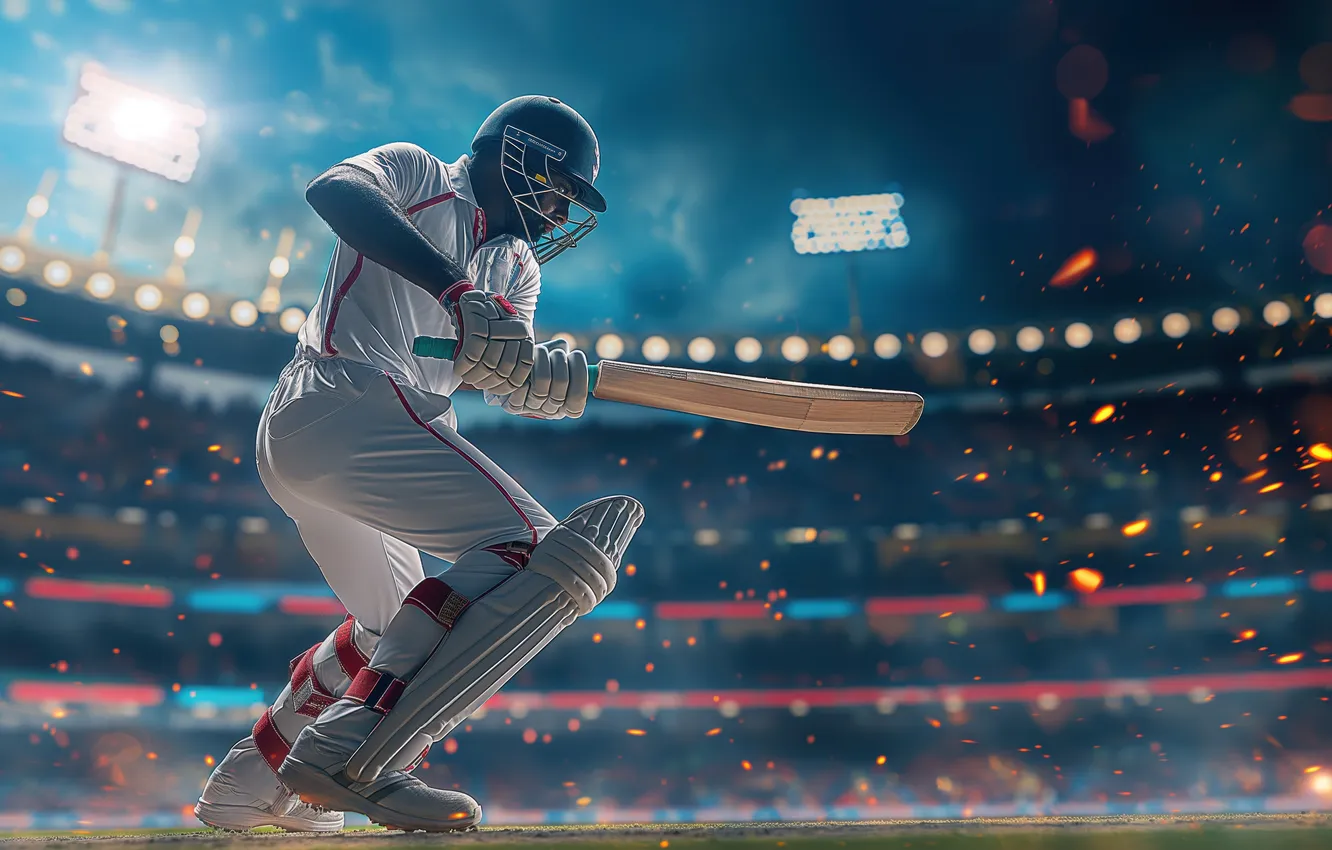 Фото обои with, player, Match, cricket