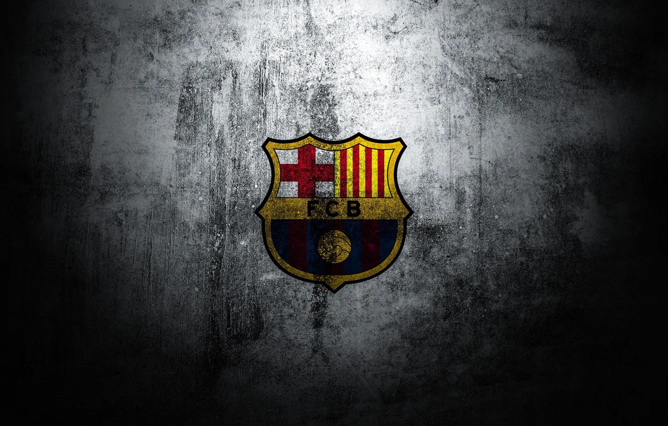 Фото обои стена, лого, wall, logo, барселона, barcelona