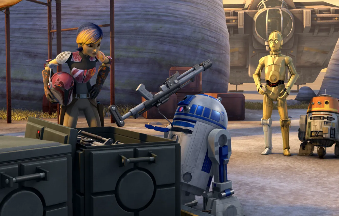 Фото обои дроиды, Звездные войны: Повстанцы, Сабина, Star Wars: Rebels