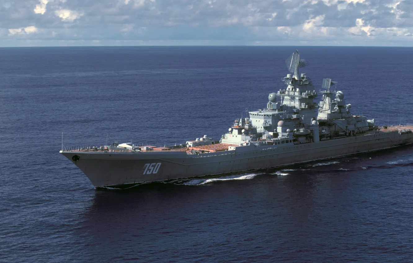 Фото обои Лазарев, Адмирал, атомный крейсер