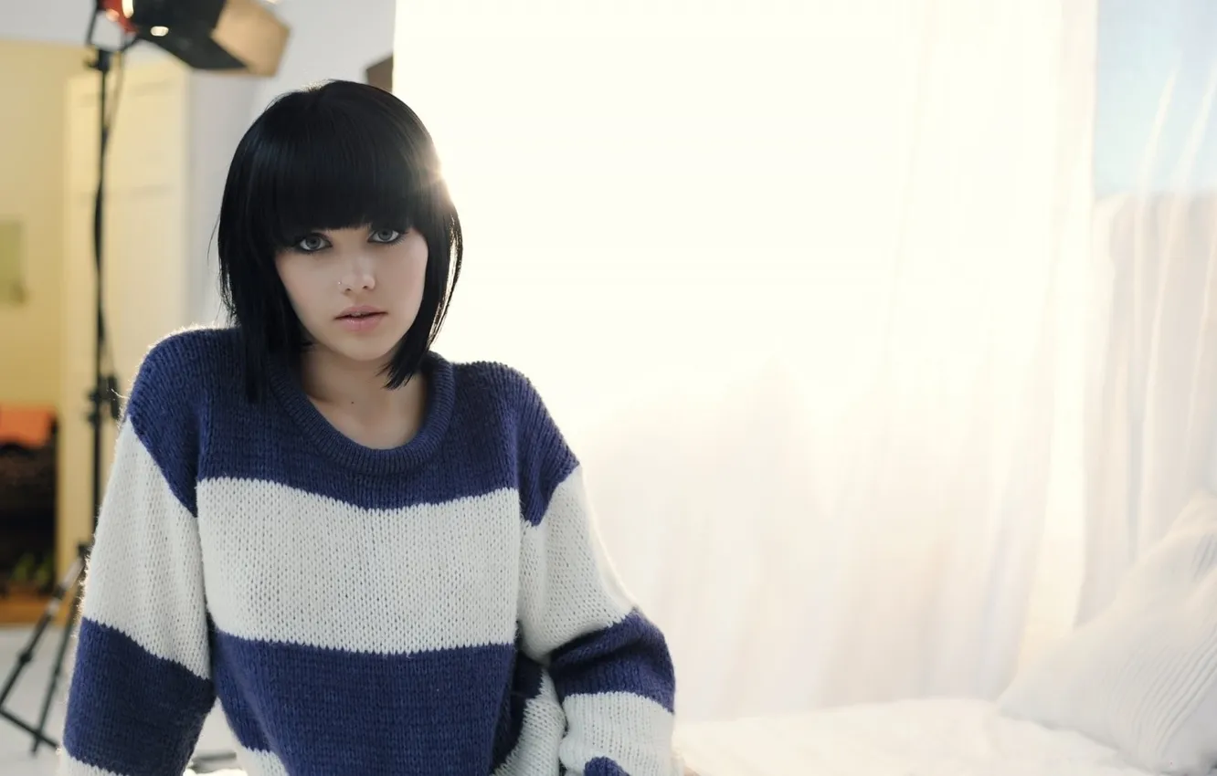 Фото обои модель, брюнетка, Mellisa Clarke