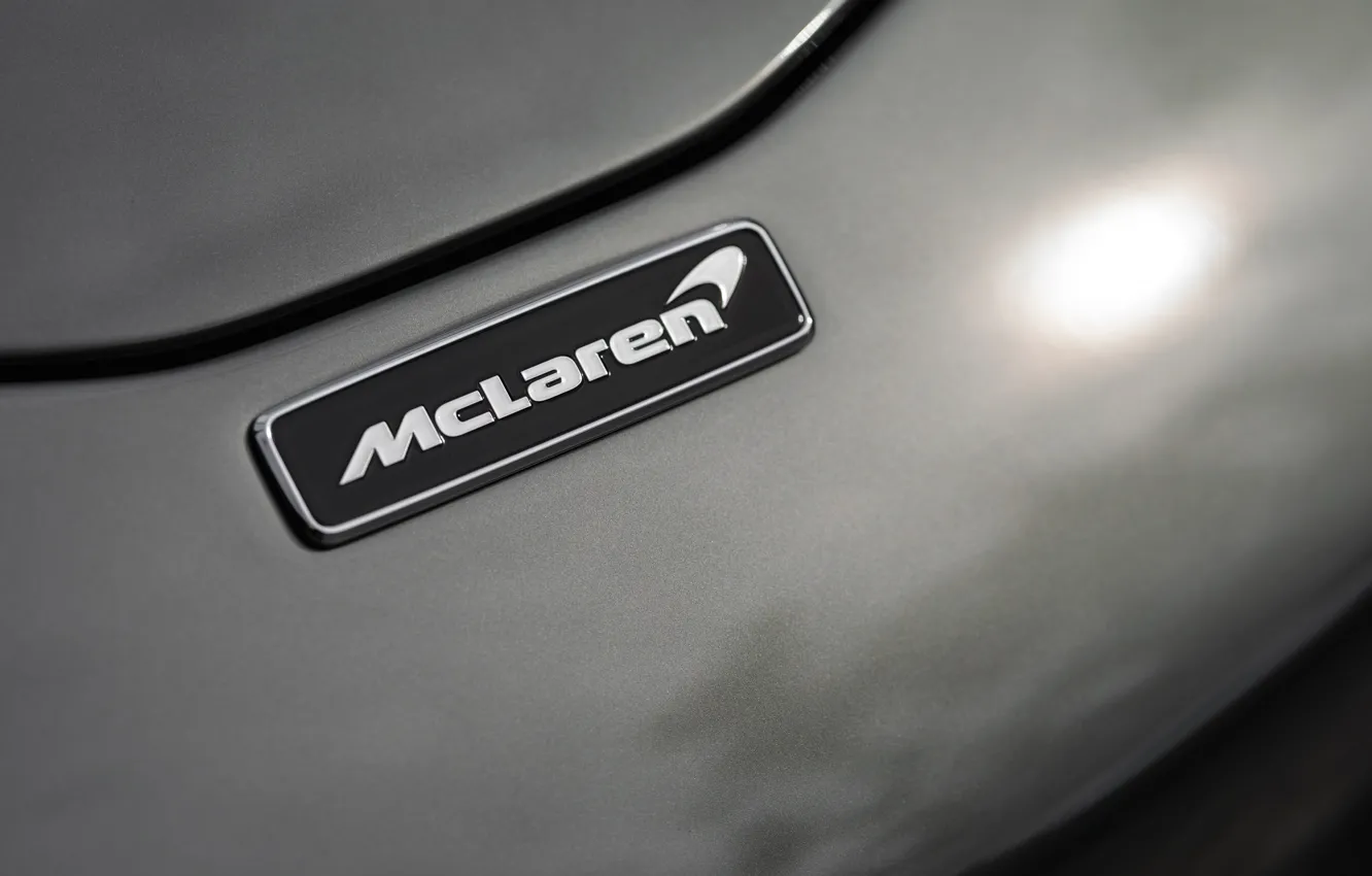 Фото обои McLaren, logo, badge, Speedtail, McLaren Speedtail