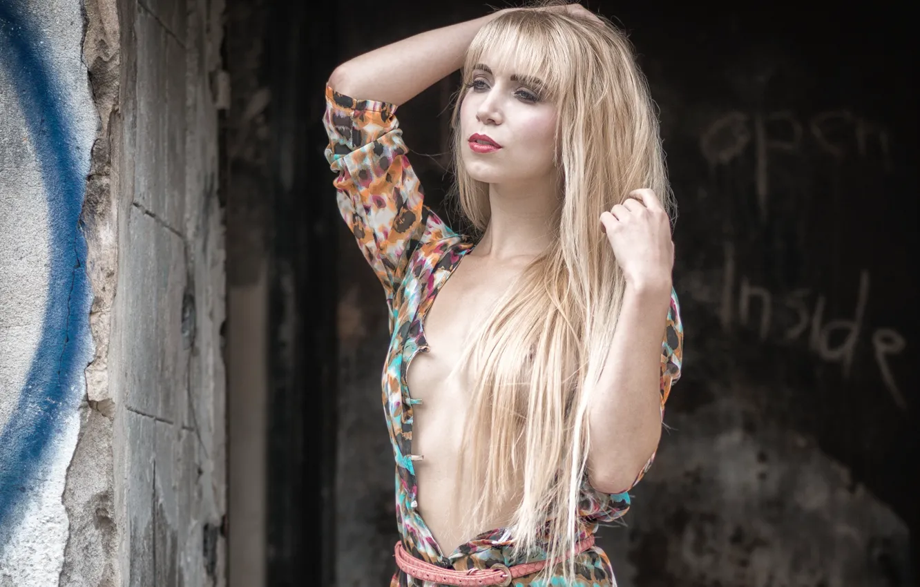 Фото обои лицо, фон, модель, волосы