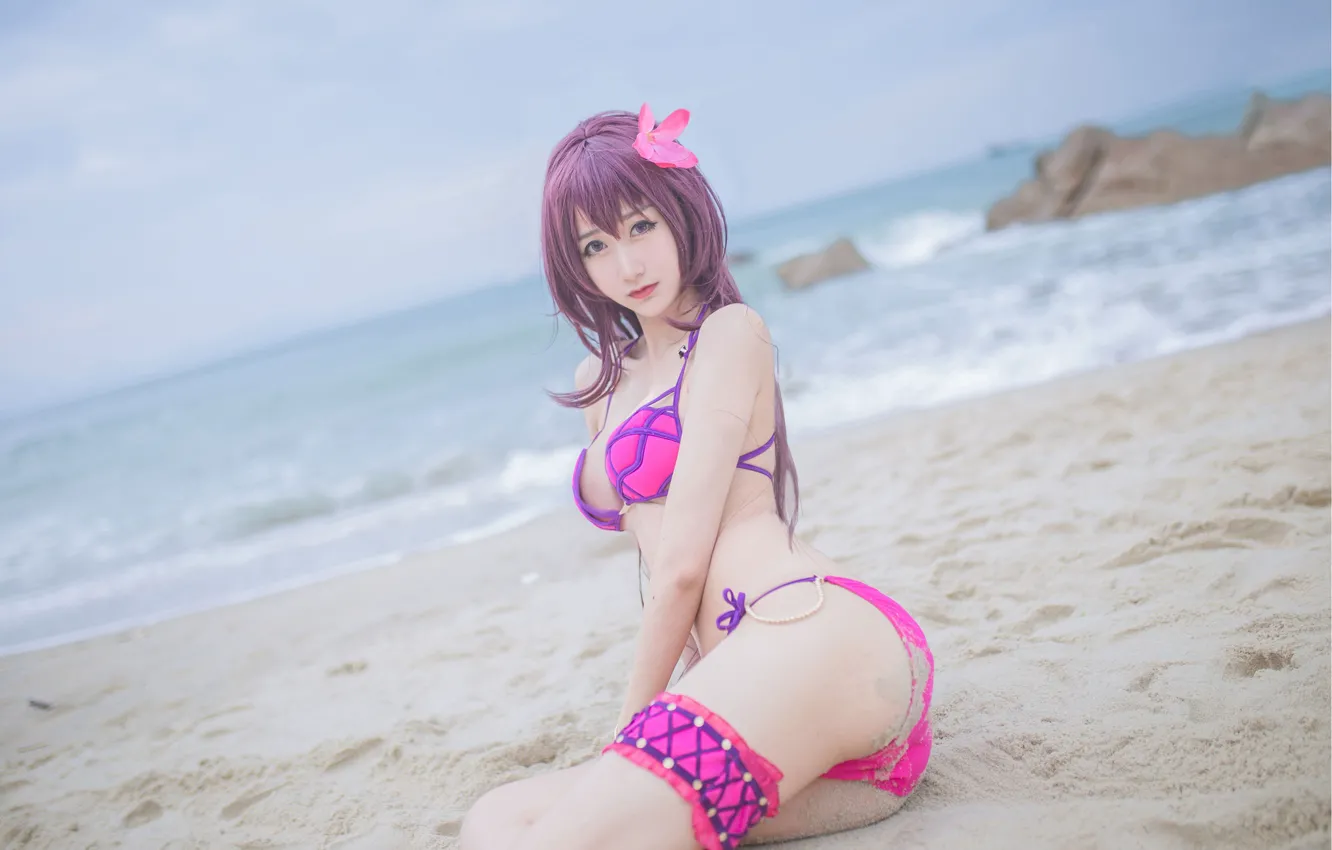 Фото обои cute, asian beauty, bra and panties, cute asian girl