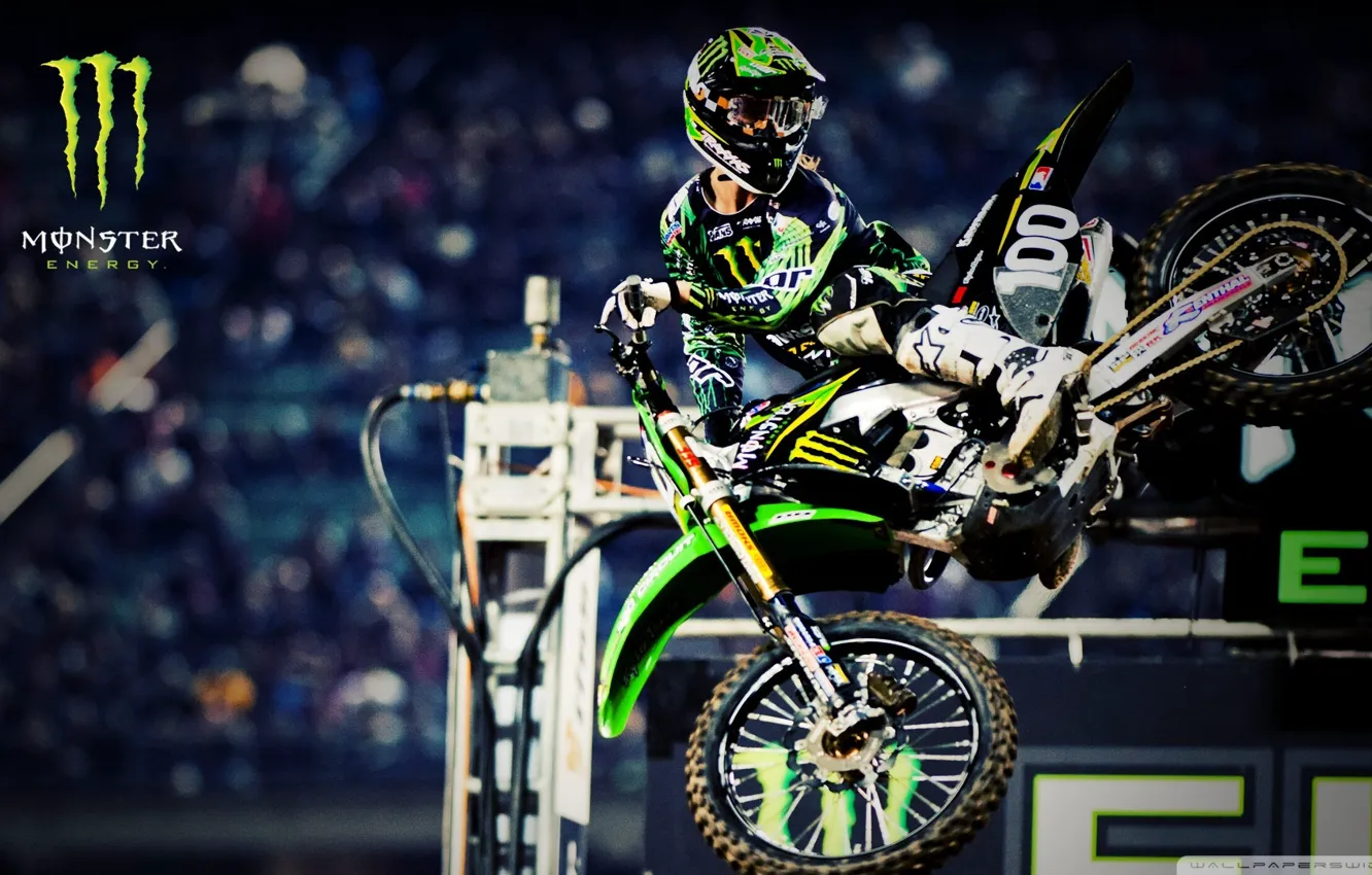 Фото обои style, Monster Energy, Motocross