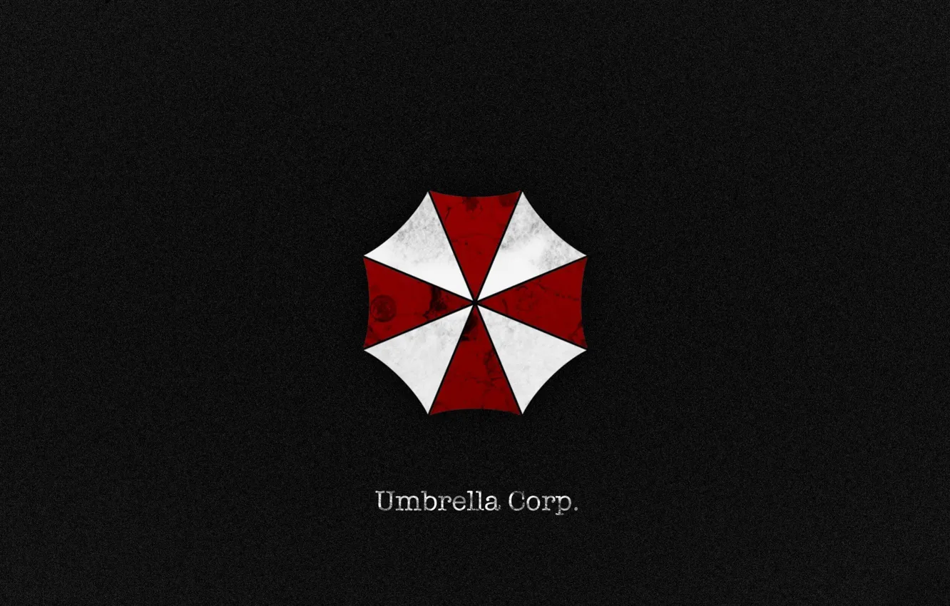 Фото обои red, blood, logo, game, grey, texture, cross, Resident Evil