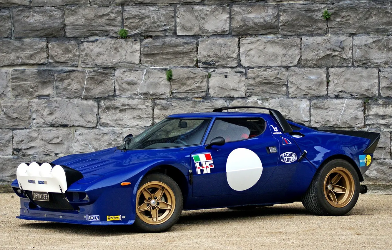 Фото обои Italy, blue, race car, 1972, Lancia Stratos