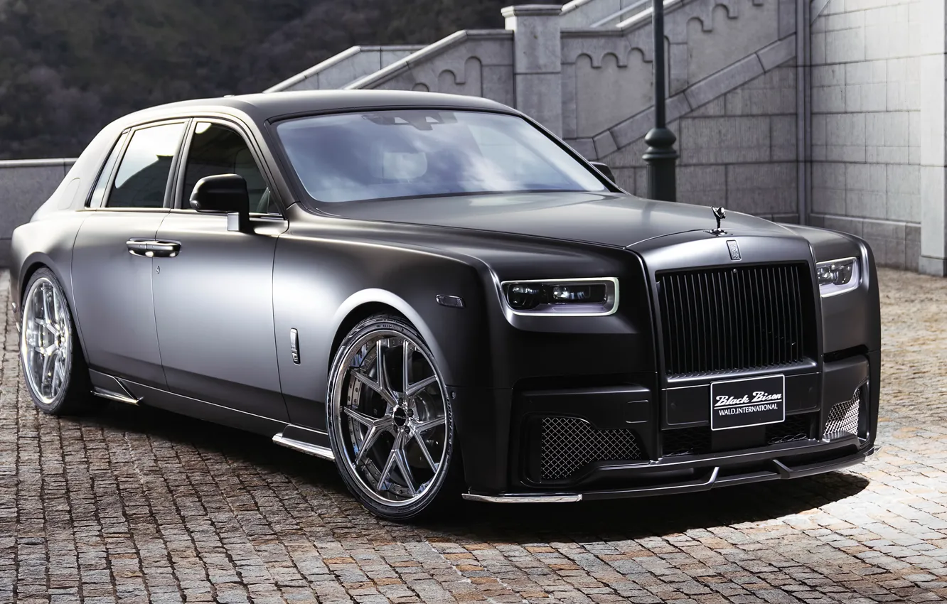 Фото обои Rolls-Royce, Phantom, WALD, Black Bison Edition, 2019, Sports Line