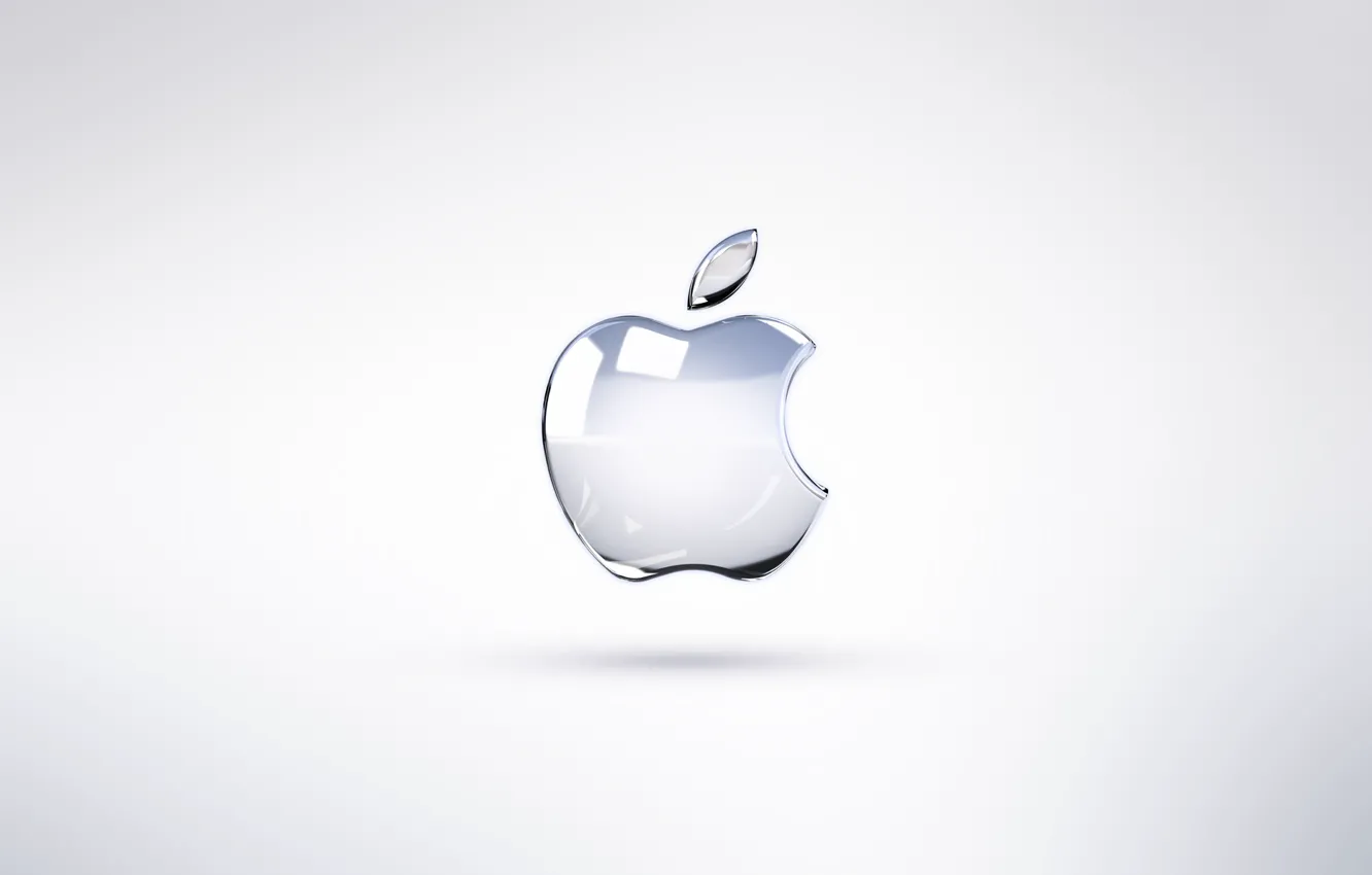Фото обои Apple, Glass, Bright Apple, Logo