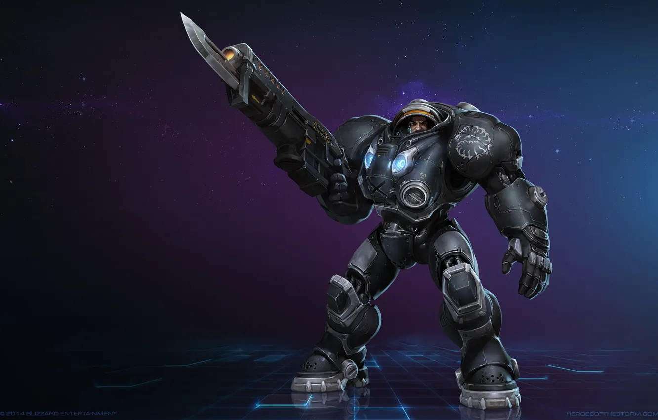 Фото обои Blizzard, Terran, James, StarCraft 2, Jim, StarCraft, Jim Raynor, Mr--Jack