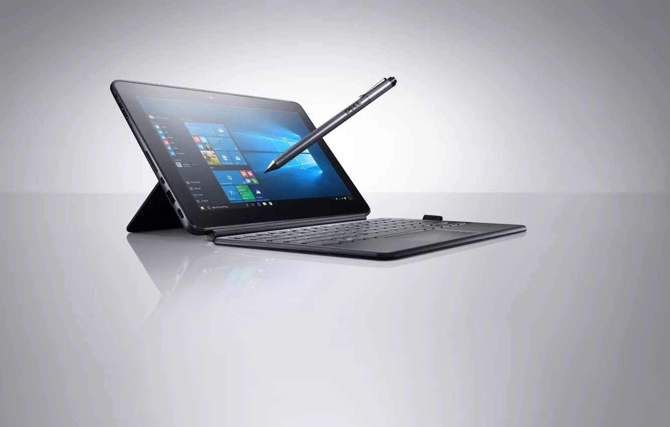 Фото обои Windows, Microsoft, game, tablet, Dell, gaming gear, CES 2016, Latitude 11 5000