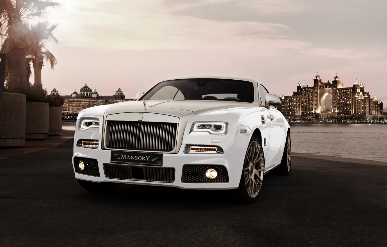 Фото обои Rolls-Royce, Coupe, Mansory, роллс-ройс, Wraith, врайт