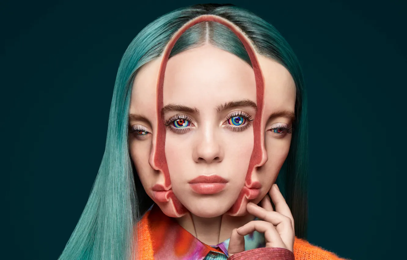 Фото обои певица, singer, Billie Eilish, Билли Айлиш