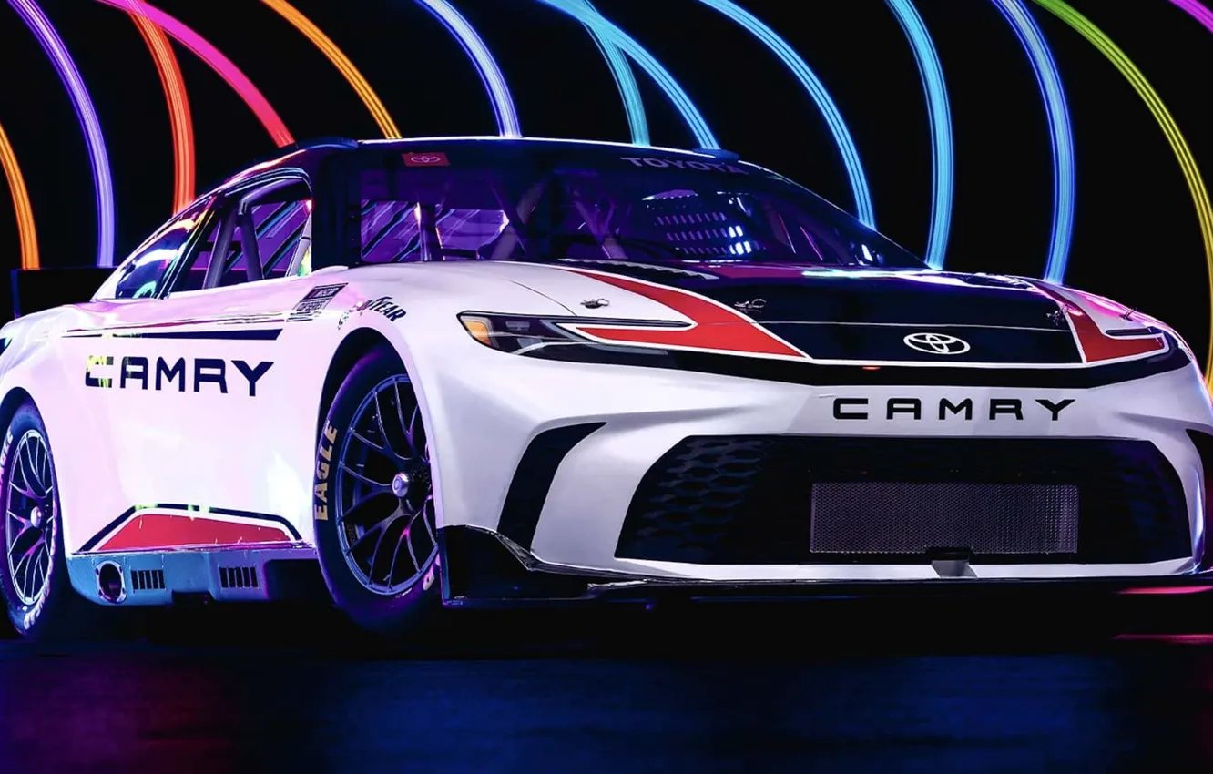 Фото обои болид, Toyota, NASCAR, гоночный автомобиль, Camry, XSE, Next Gen, 2023