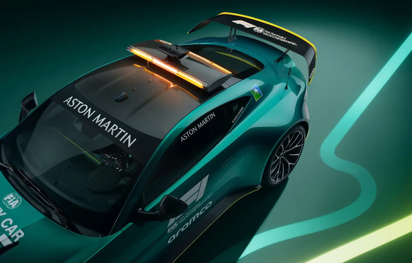 Фото обои Aston Martin, Vantage, Safety Car, 2024, Aston Martin Vantage F1