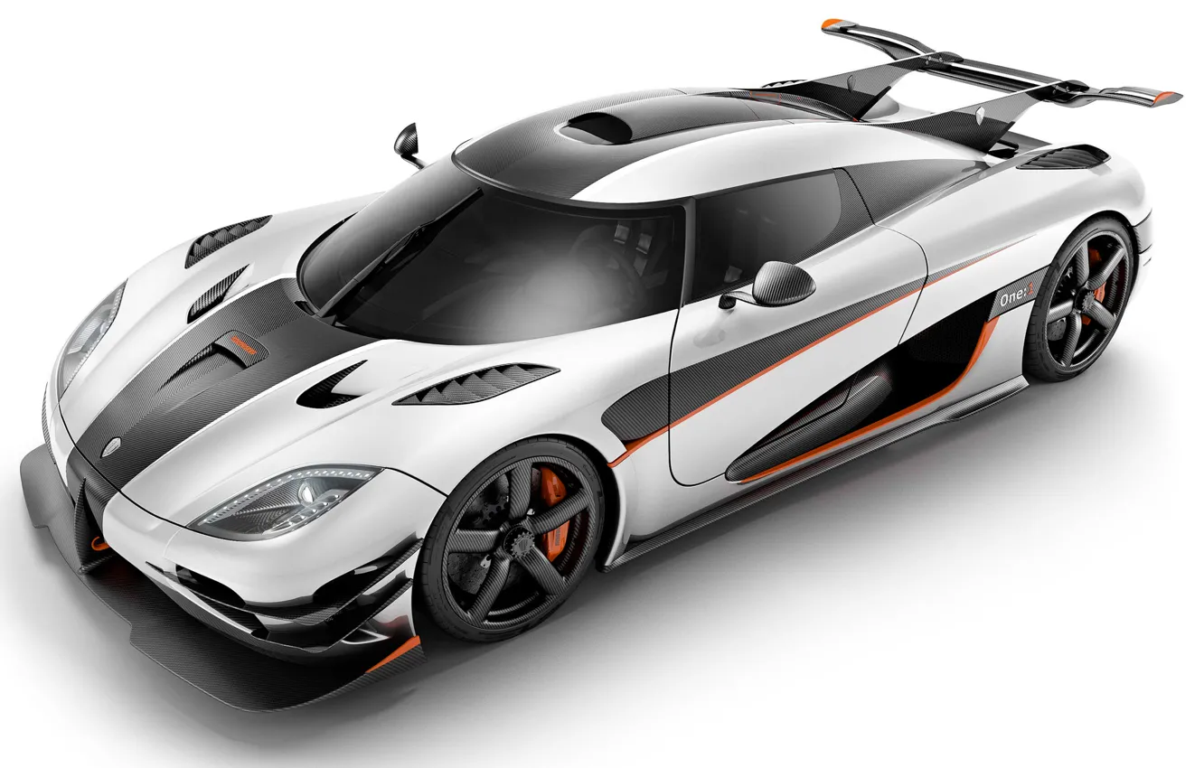 Фото обои Koenigsegg, карбон, One:1, мегакар