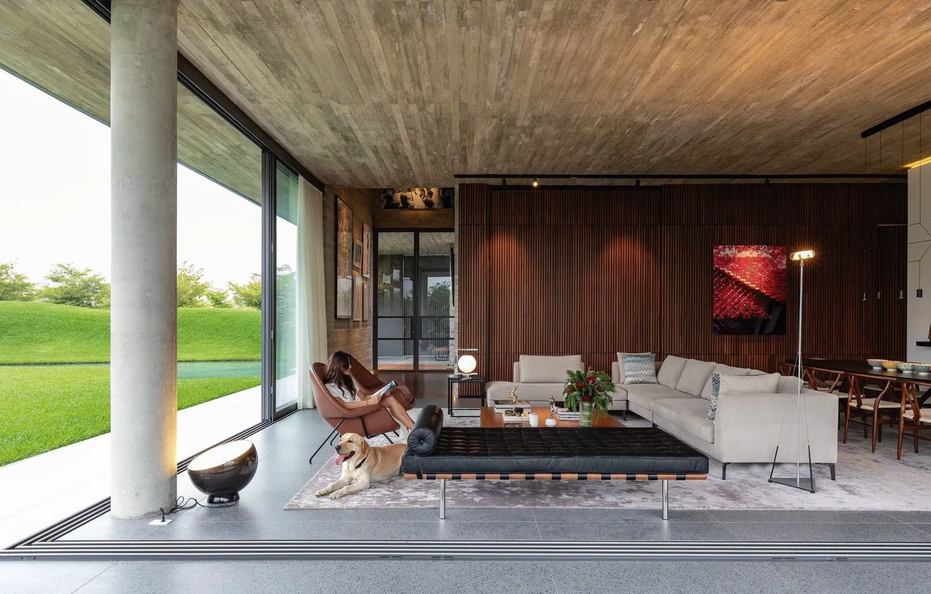 Фото обои дизайн, стиль, интерьер, гостиная, Эквадор, столовая, Ecuador, by Jannina Cabal & Arquitectos