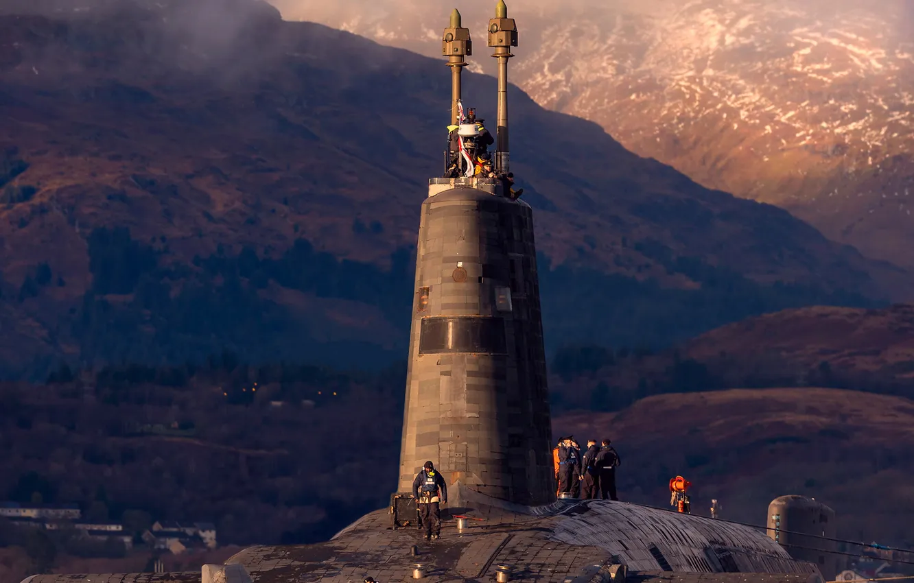 Фото обои Великобритания, атомная подводная лодка, HMS Vengeance, Королевский Флот
