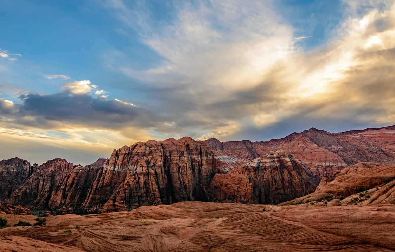 Фото обои colors, desert, mountains, rocks, canyon