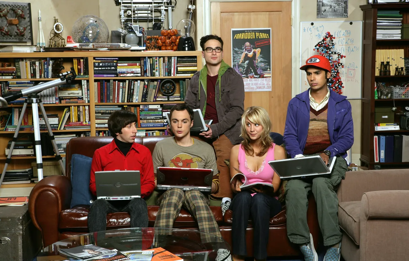 Фото обои Big Bang Theory, теория большого взрыва