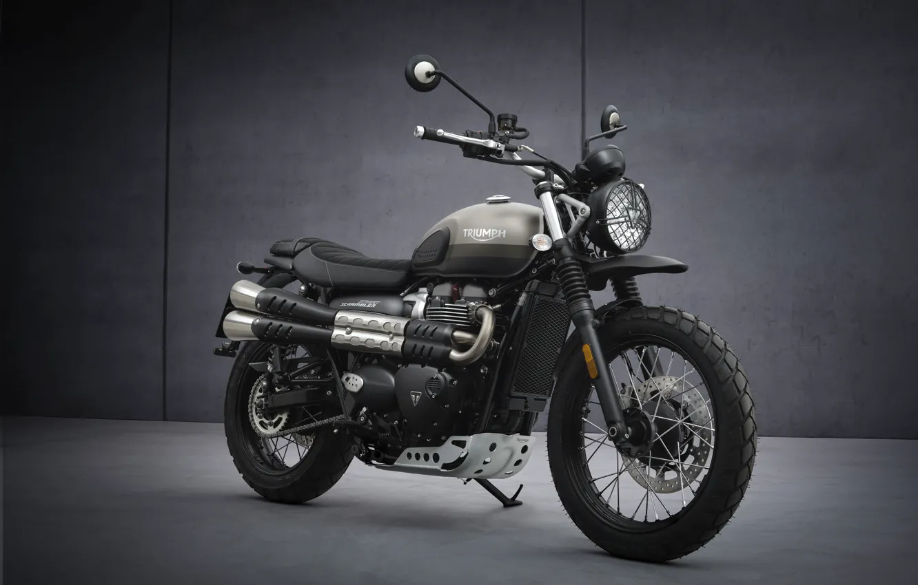 Фото обои bike, Triumph, 900, Motorbike, 2021, street-scrambler