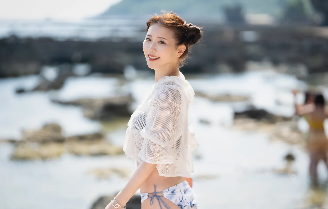 Фото обои wallpaper, girl, sexy, woman, model, china, asian, cute