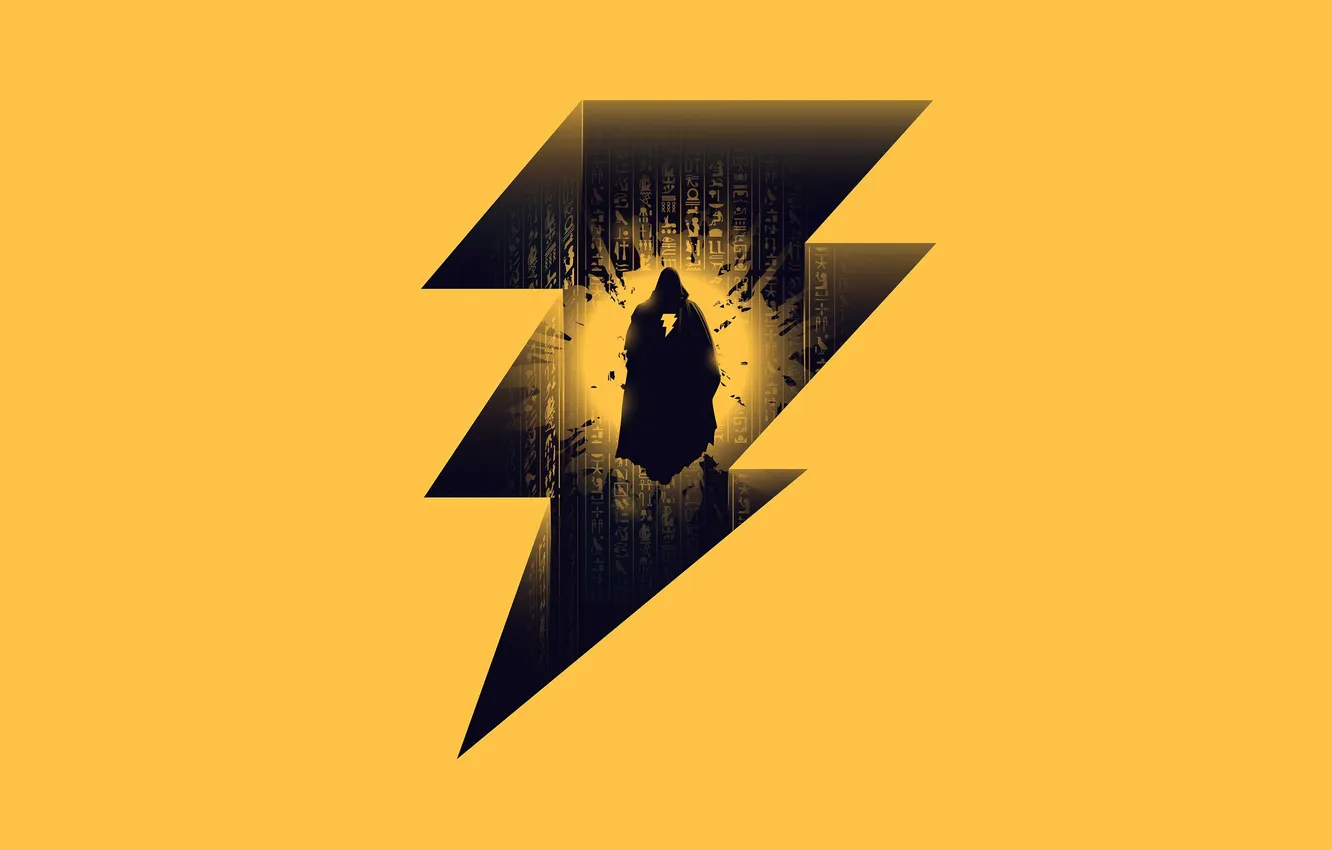 Фото обои кино, минимализм, лого, cinema, logo, minimalism, yellow background, жёлтый фон