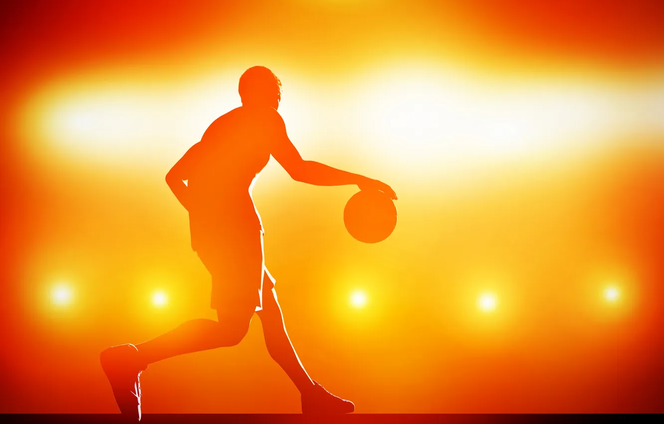 Фото обои lights, game, basketball, lifestyle, energy, ball, body, basket