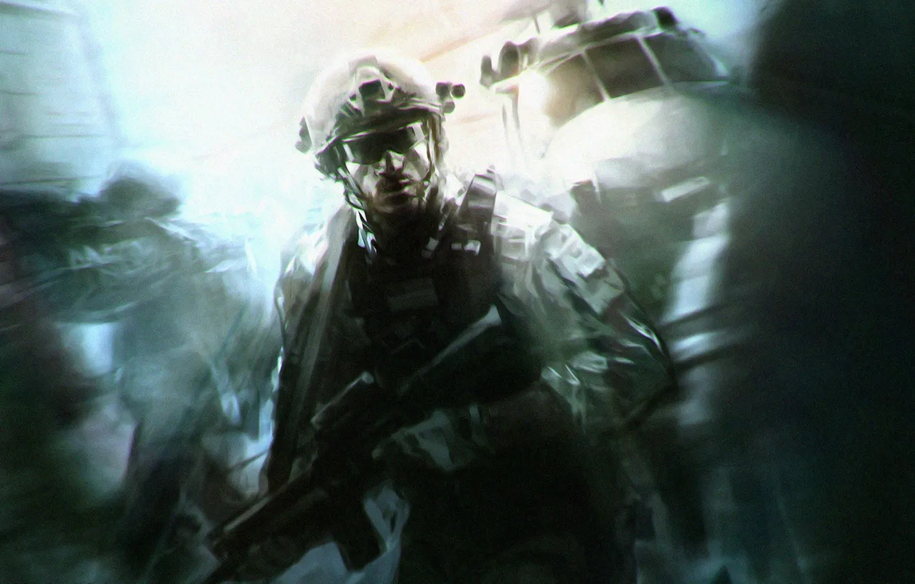 Фото обои солдат, Call of Duty, спецназ, Modern Warfare 3