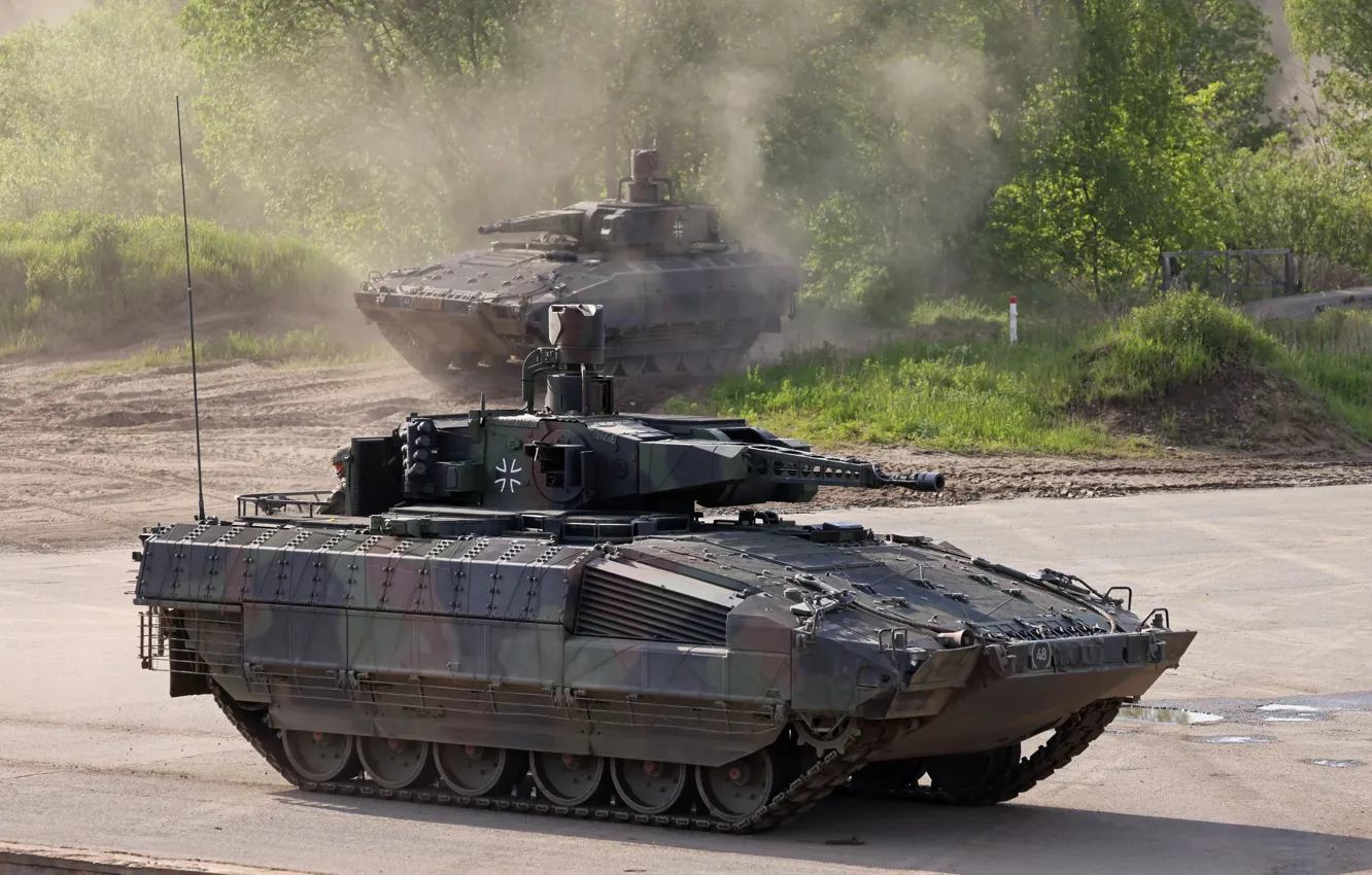 Фото обои Германия, Пума, Puma, Бундесвер, БМП, Боевая машина пехоты, Bundeswehr, Infantry fighting vehicle