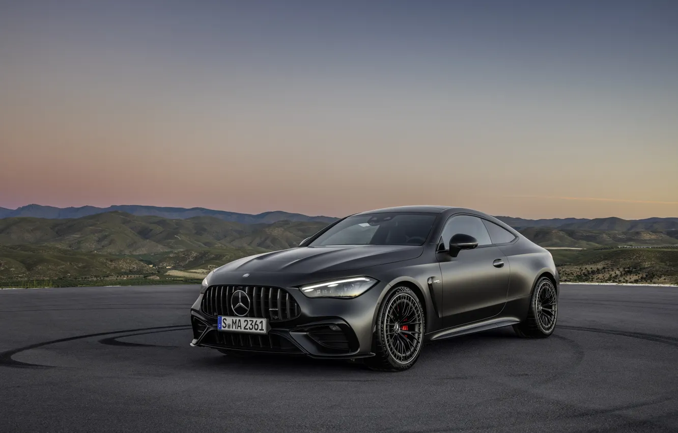 Фото обои Мерседес, Mercedes, AMG, Coupe, Купе, АМГ, 2024, Mercedes AMG CLE 53 Coupe