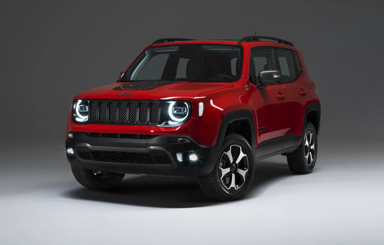 Фото обои Jeep, Plug-In Hybrid, Renegade, 2019