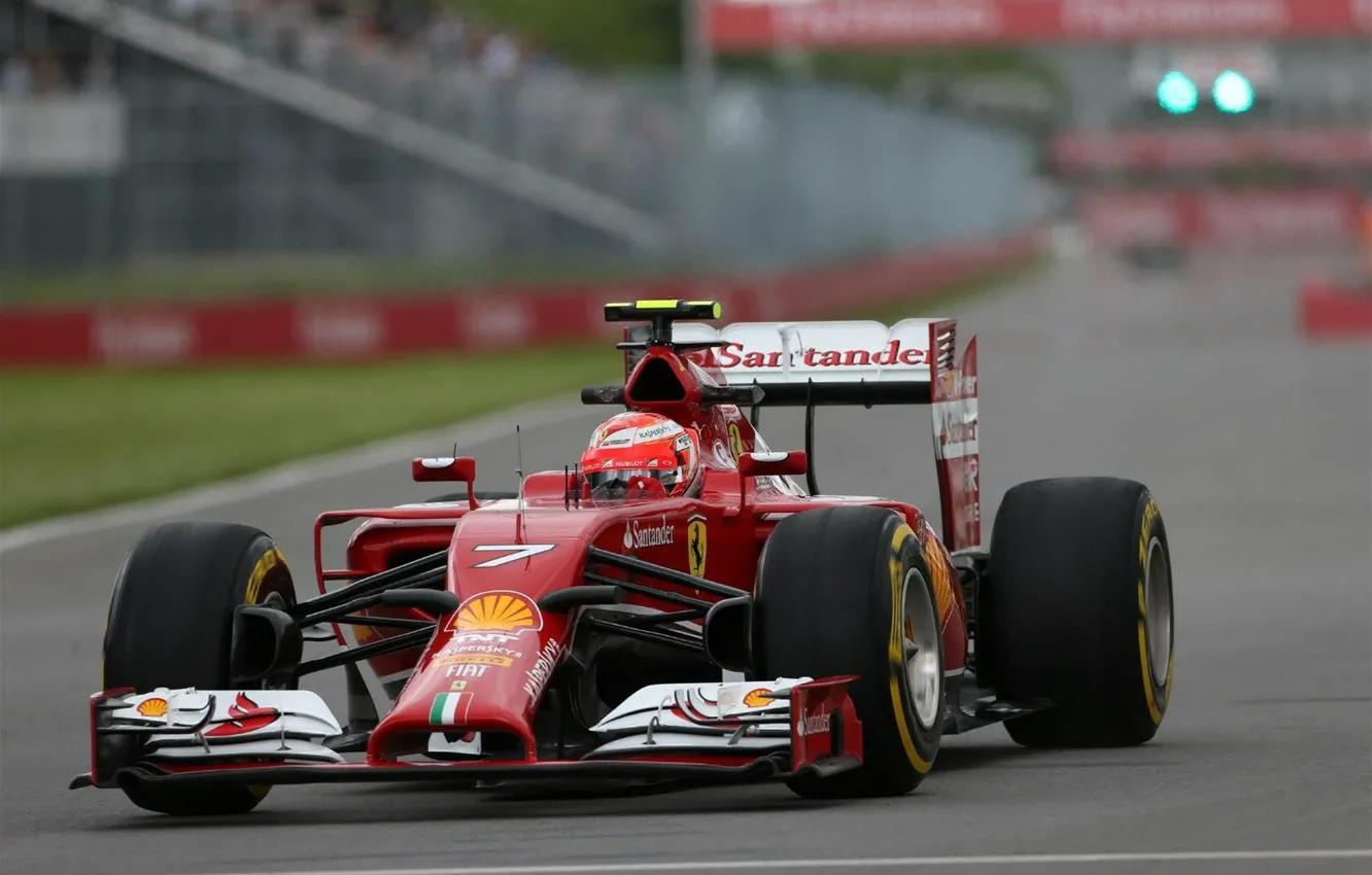 Фото обои трасса, ferrari, formula 1, kimi raikkonen, raikkonen, kimi, f14t