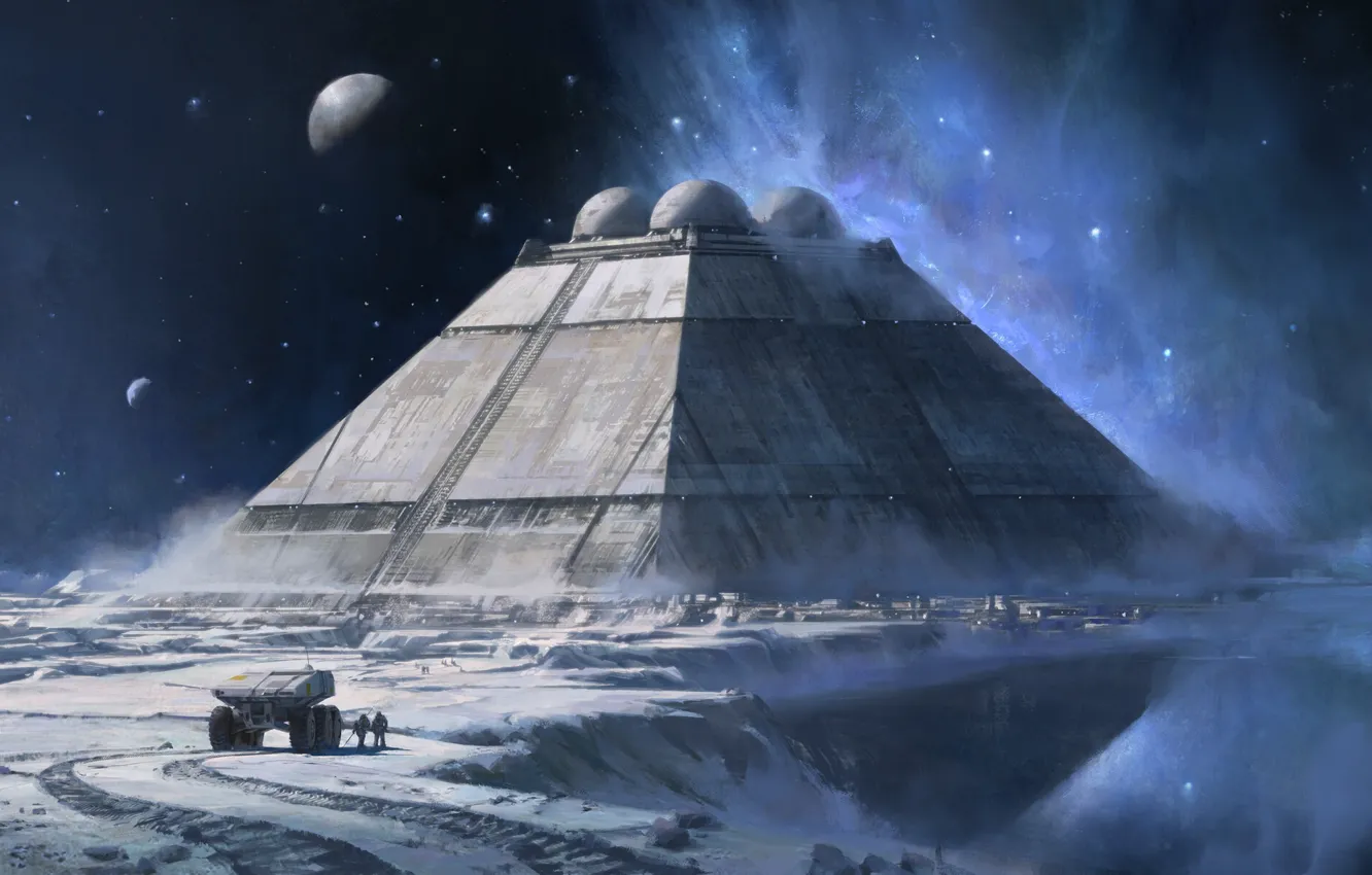 Фото обои звезды, транспорт, сооружение, spacecowboy, Learnsquared