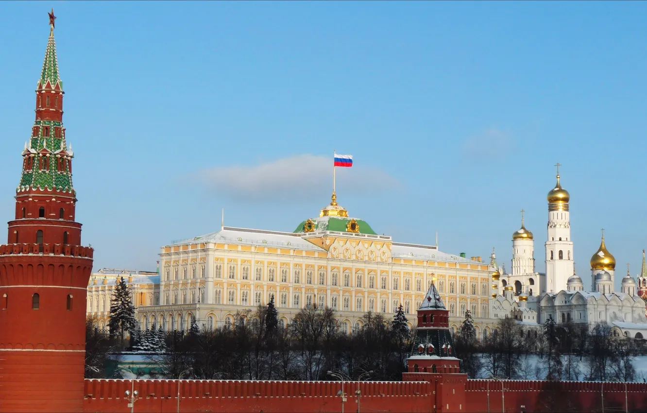 Фото обои city, Москва, кремль, Russia, Moscow