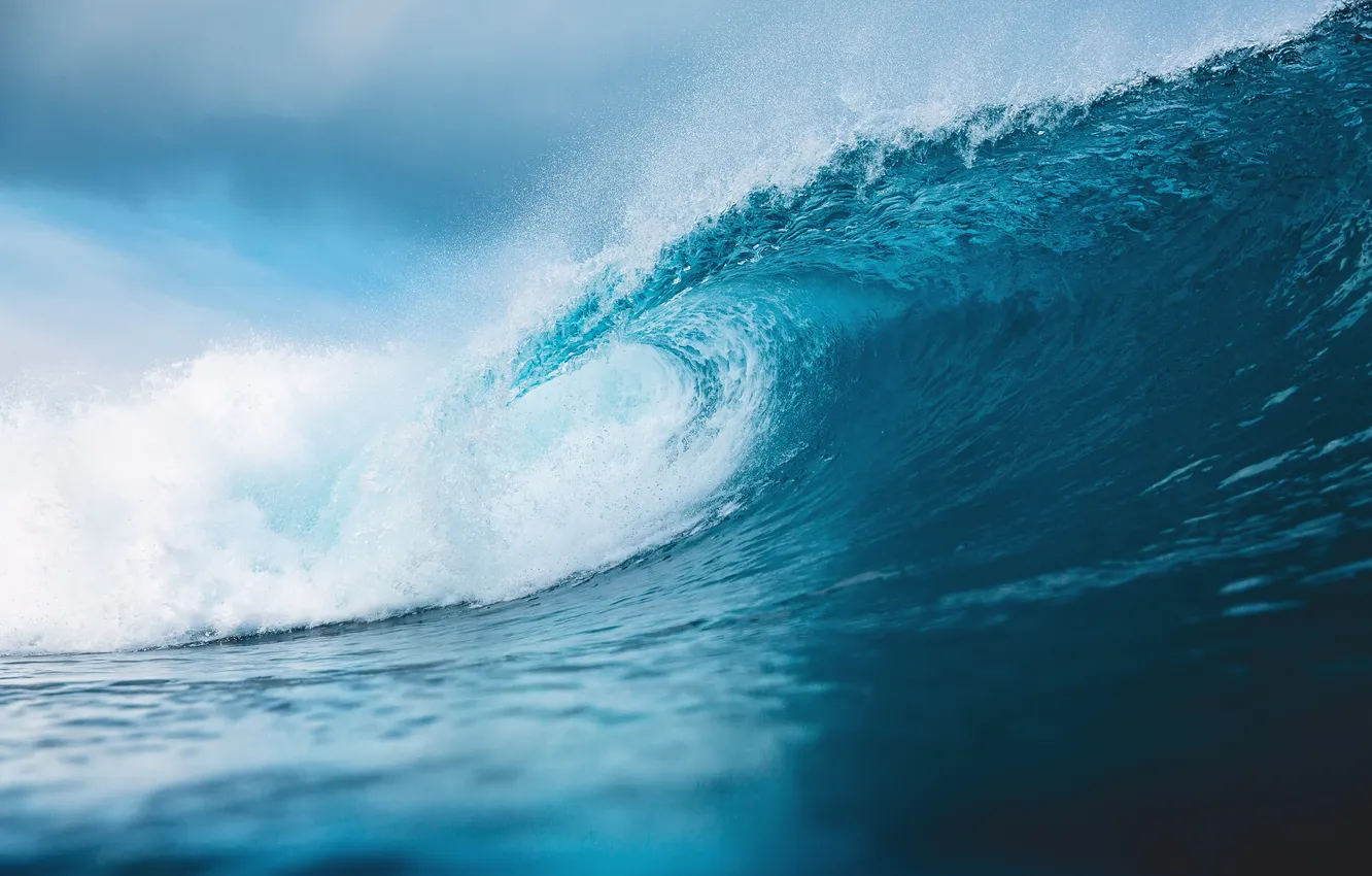 Фото обои water, view, wave, turquoise