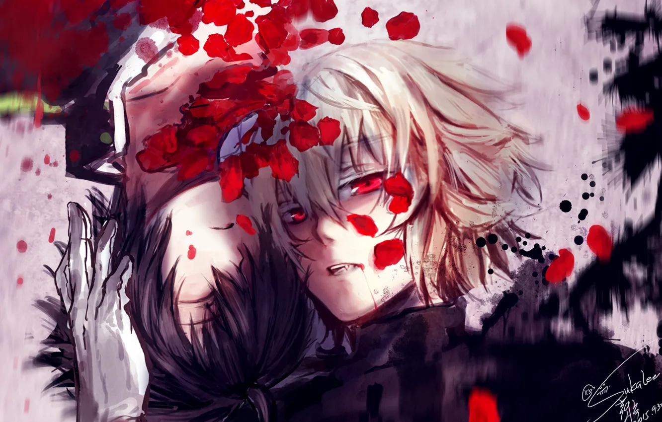 Фото обои арт, мужчина, Owari no Seraph, Yuuichirou Hyakuya, Последний серафим, Юичиро Хакуя, Mikaela Hyakuy, GoditSuka