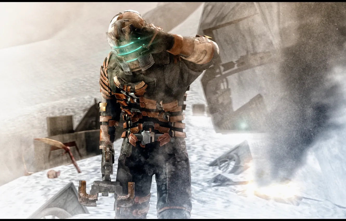 Фото обои Dead Space, Electronic Arts, suit, engineer, Isaac Clarke, Visceral Games, Intermediate Engineer RIG, Resource Integration …