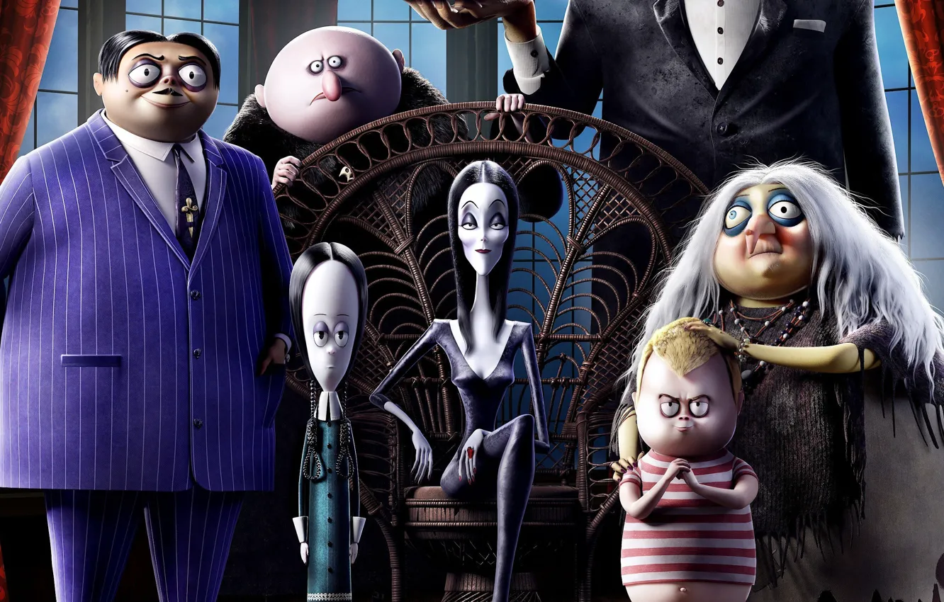 Фото обои мультик, мультфильм, Movie, The Addams Family, Семейка Аддамс