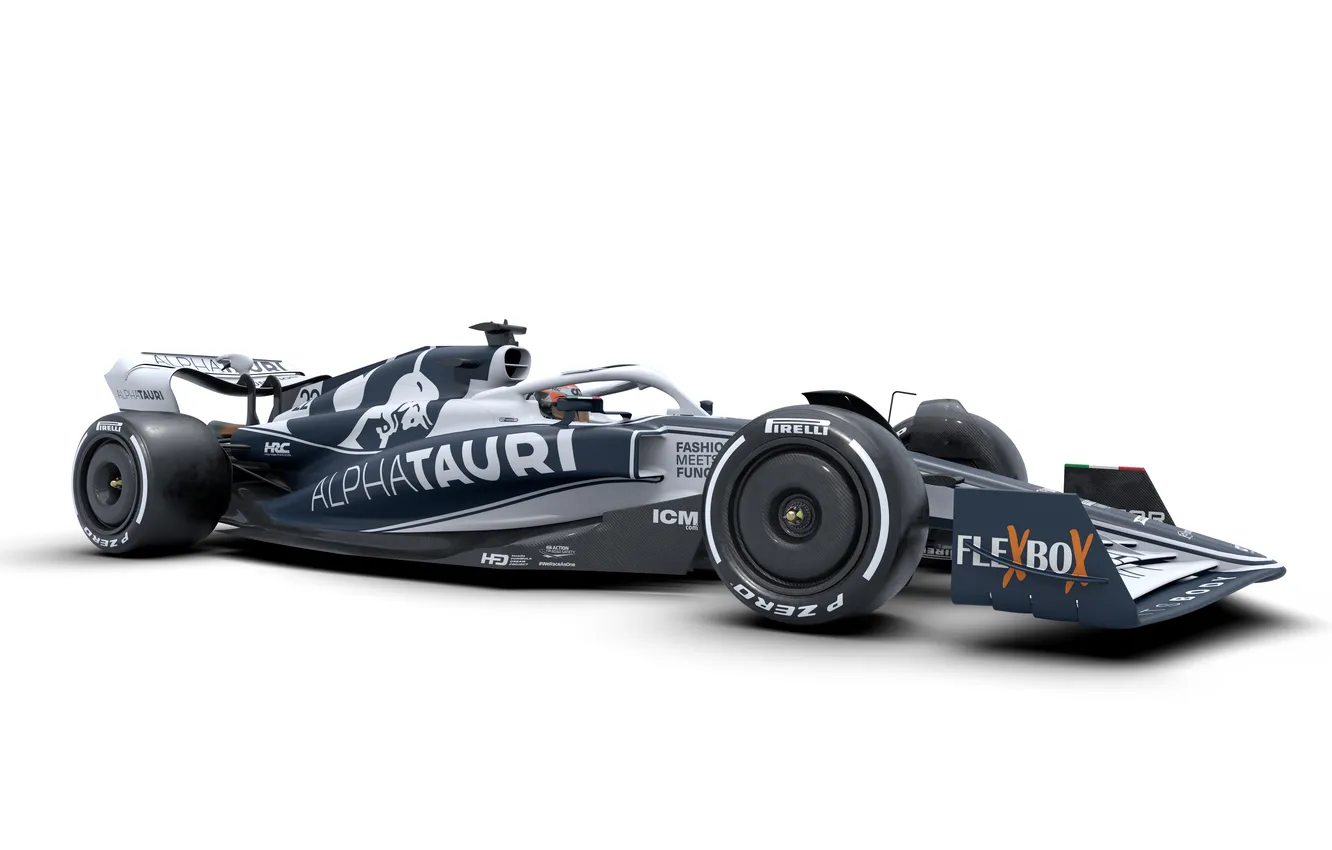 Фото обои Formula 1, Формула-1, гоночный автомобиль, racing car, 2022, Formula 1 car, Scuderia AlphaTauri, AlphaTauri AT03