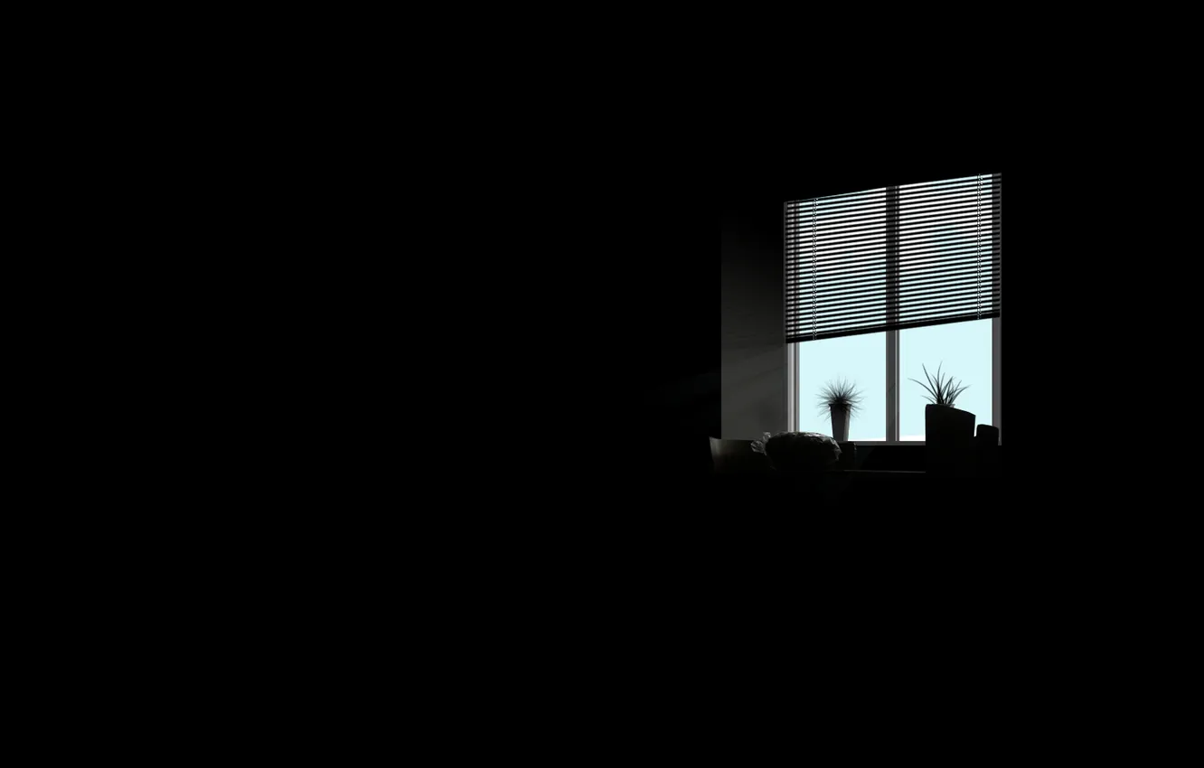 Фото обои свет, черный, дома, окно