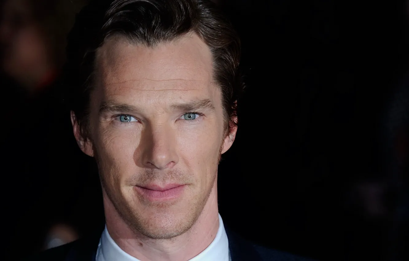 Фото обои взгляд, портрет, щетина, Бенедикт Камбербэтч, Benedict Cumberbatch, британский актер