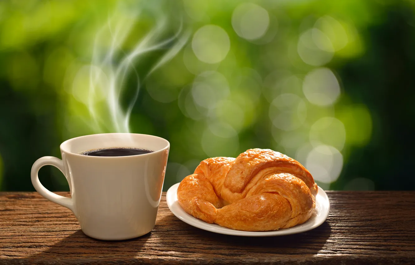 Фото обои кофе, завтрак, утро, чашка, hot, coffee cup, good morning, breakfast