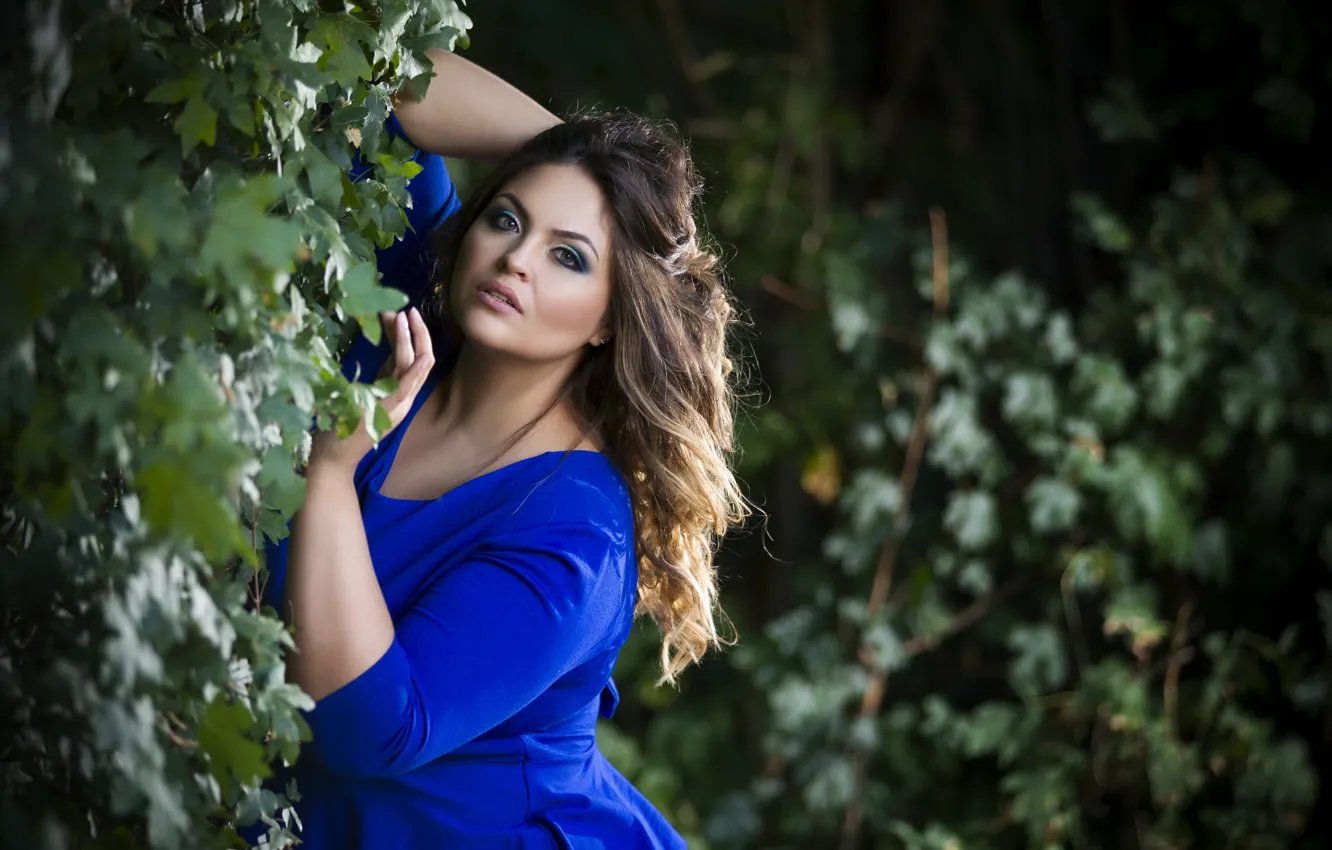 Фото обои sexy, look, pose, Plus Size Model